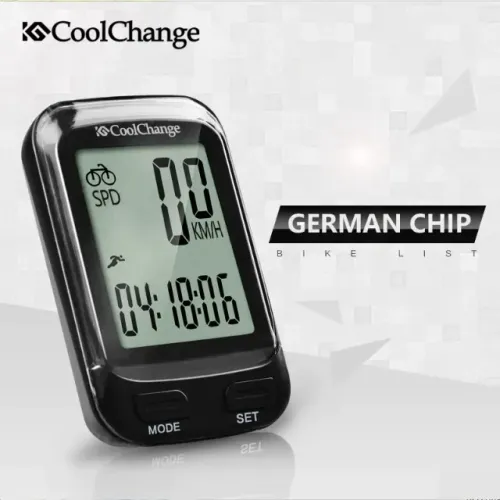 Computador de Bordo de bicicleta CoolChange, resistente a água, preto, sem fio (novo)