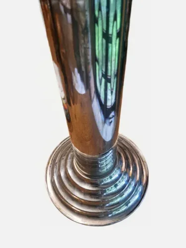COLUNA Decorativa em Metal Cromado