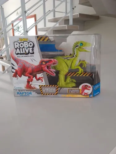 Robo Alive Raptor e Velociraptor - Brinquedos Robóticos
