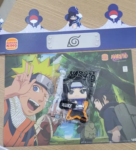 Sasuske + Coroa Burguer king 2024 (Lacrado)