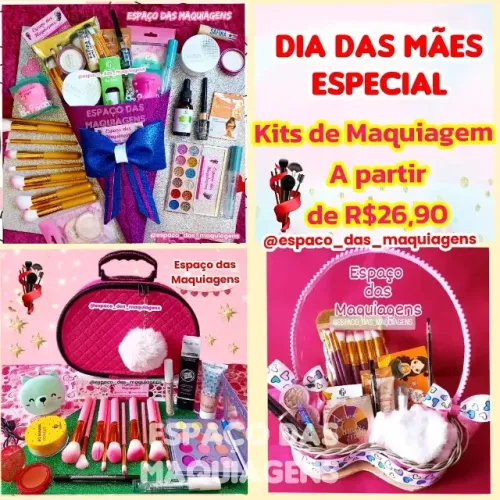Kits de Maquiagem Dia das Mães A partir de 26,90