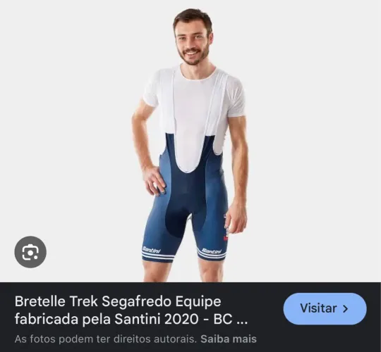 Bretelle Trek equipe Santini