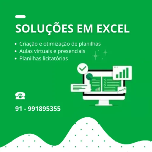 Soluções em Planilhas Excel - Otimização e criação de planilhas.