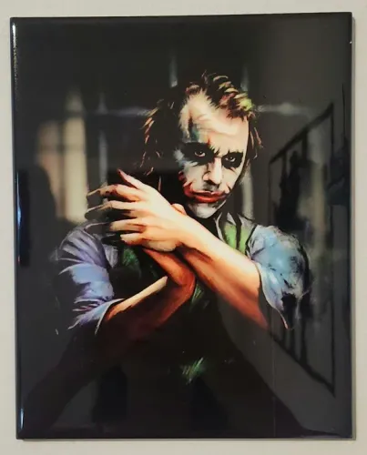 Quadro Decorativo do Coringa/Joker - "The Dark Knight" 