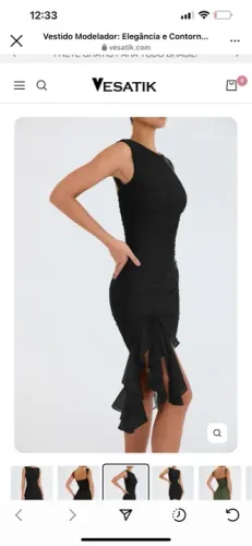 Vestido Pretinho Básico 