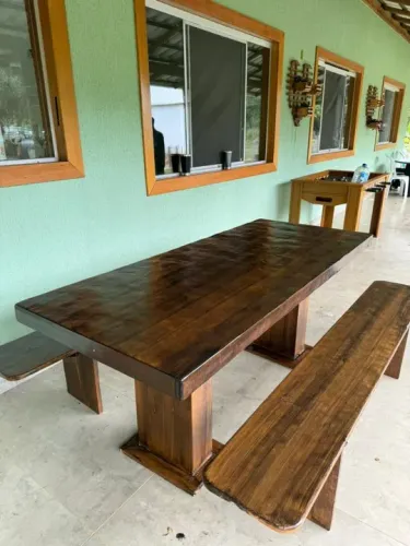 Mesa pedra de ardósia