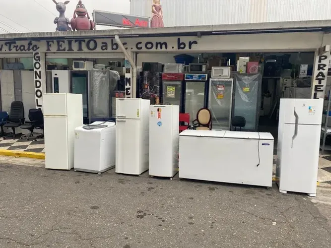 Geladeira, máquinas de lavar ou freezer