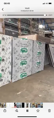 CAMA BOX MALU ACOLCHOADA 