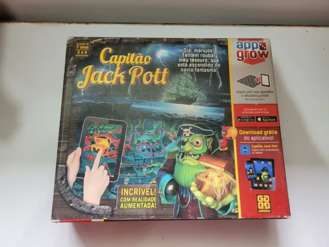 Jogo tabuleiro Capitão Jeck Pott