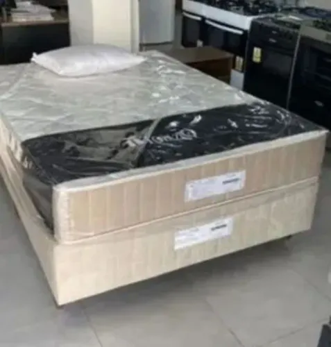 Cama Box Casal molas Spring pocket ensacadas