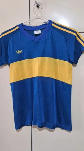 Rara Camiseta Boca Juniors adidas 1980/81 Maradona Tam. 34 Azul (Usado) Argentina