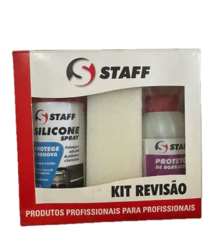 Kit revisão Staff - Silicone e Protetor de borracha 