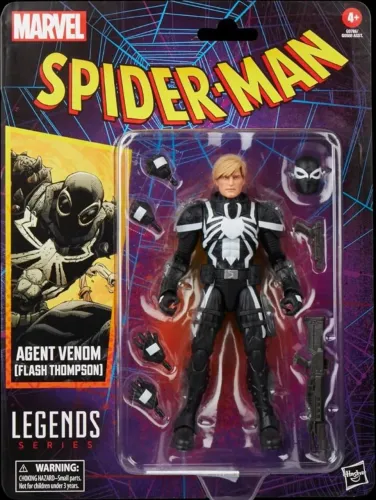 Agent Venom Spider-Man Retro Marvel Legends - Lacrado