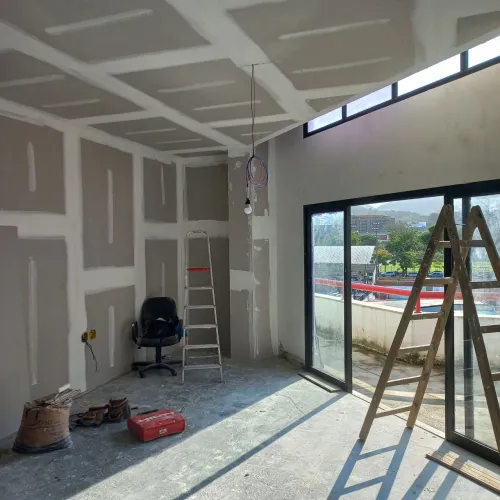 Drywall  gesso divisórias acartonado e stel frame 