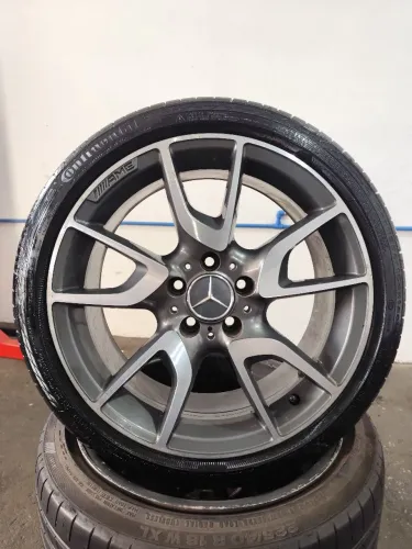Rodas Aro 18" Originais Mercedes AMG C43. C/pneus Runflat.