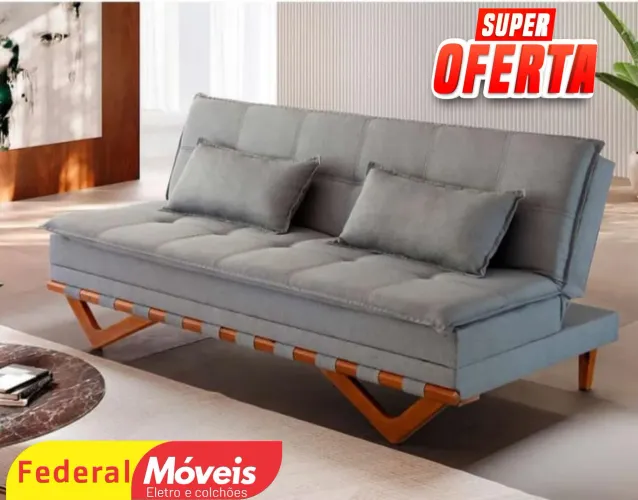 Sofá Cama 1,82m Linho Design Exclusivo - Oferta!