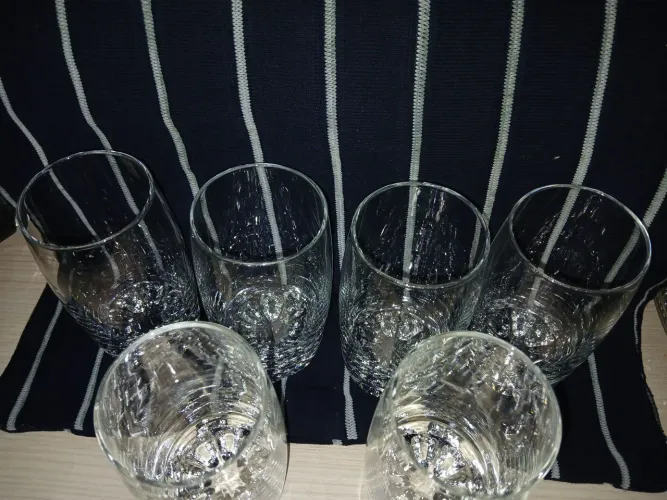 Conjunto de copos cristal 