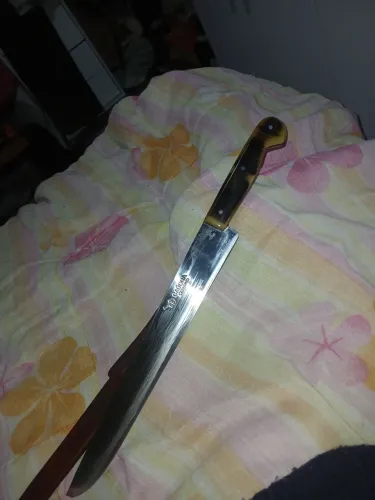 Faca pra churrasco inoxidável 