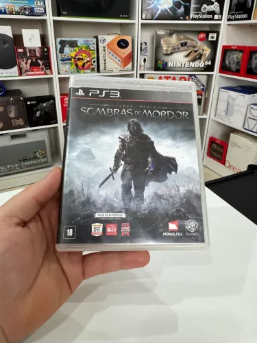 Vendo Sombras De Mordor Ps3 semi novo original 