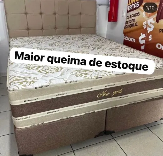 Cama box suporte queen