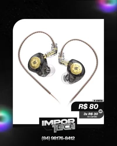 Fone KZ-EDX PRO. @importech_084