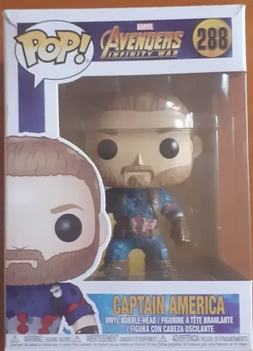 Boneco Funko Pop Captain America - Avengers Infinity War 288 