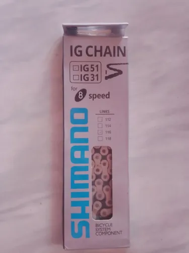 Corrente Shimano IG para Bicicleta 8 Velocidades