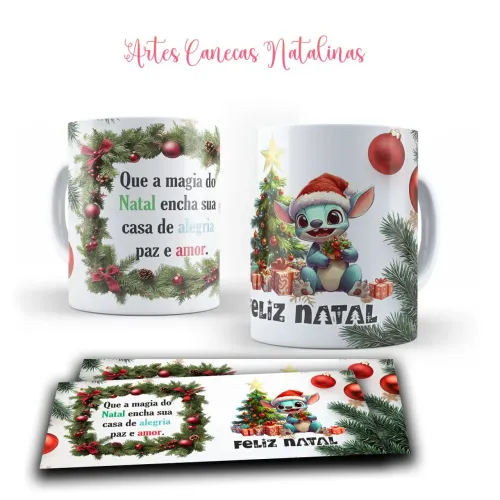 Canecas personalizadas Feliz Natal 
