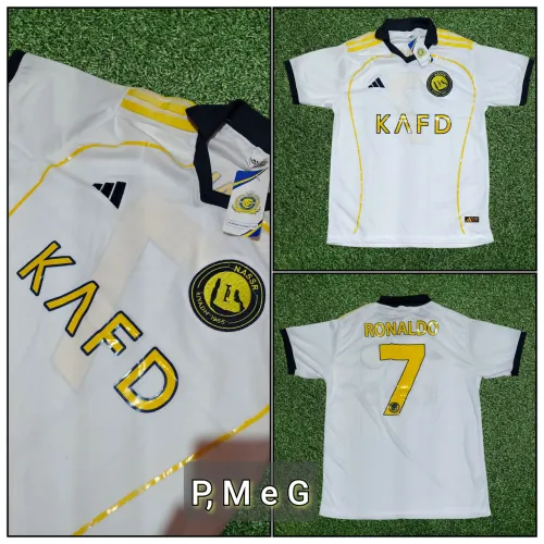 Nova camisa ALL nassr branca Cristiano Ronaldo 7