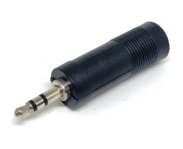 Adaptador de Áudio P2 Macho para P10 Fêmea