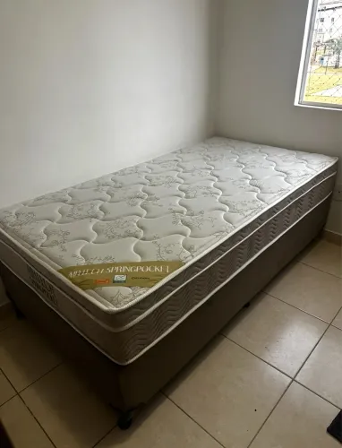 Cama completa Solteiro Ortobom Airtech Spring Pocket