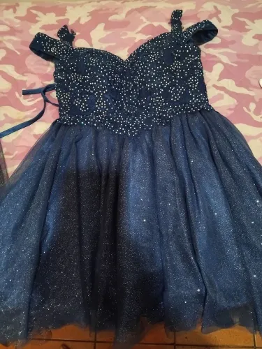 Vestido azul marinho de festa ACEITO OFERTAS!