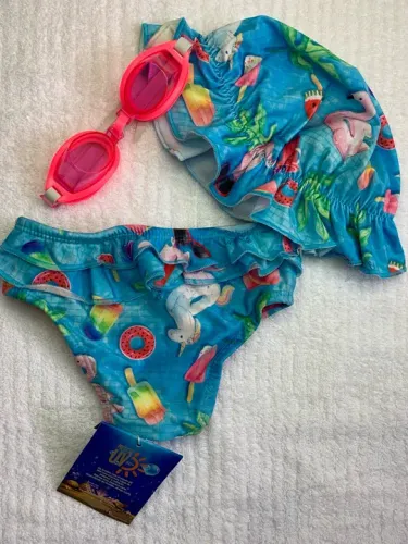 Conjunto de Biquíni Infantil - Unissex - Novo