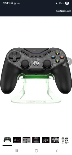 Controle Gamesir Tarantula Pro S/ Fio Para Pc Switch Celular Preto