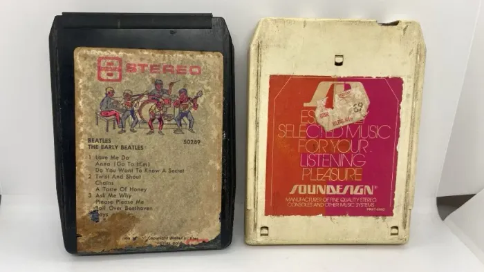 Lote de Fita Cartucho Musica Stereo Beatles/ Project 3 Total 