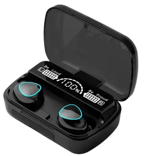 Headphone M10 Bluetooth 5.3 Fones de ouvido sem fio TWS com carregador Power Bank z1343