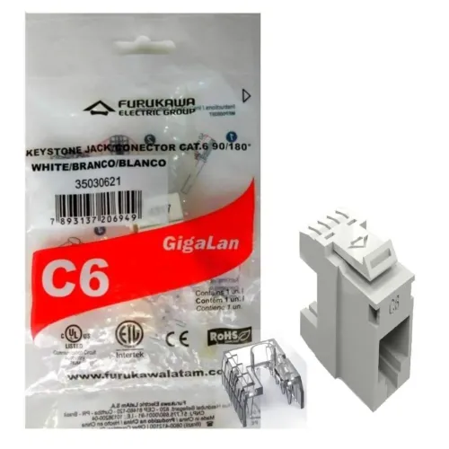 Conector Furukawa cat6 fêmea