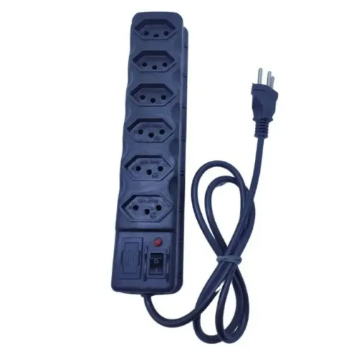 Filtro de Linha 6 Tomadas Extensão Elétrica