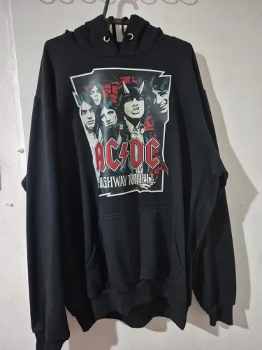 Moletom Preto AC/DC Rock