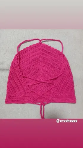 Top Crochê