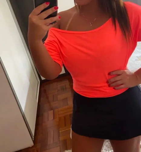 Blusa Neon Laranja - Tamanho M