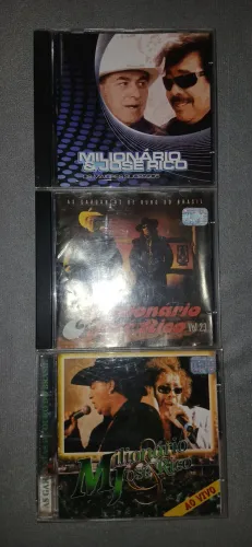 Kit cds milionário e José rico