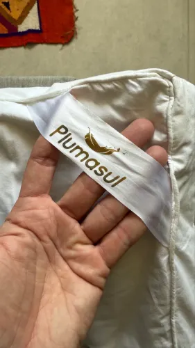 Pillow top penas de ganso Plumasul Queen 