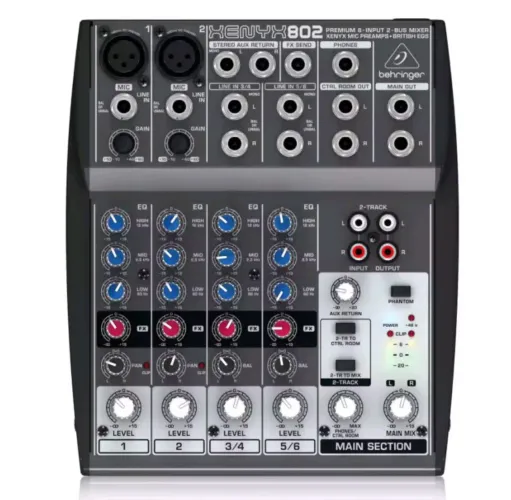 Mesa de Som Behringer Xenyx 802 Mixer
