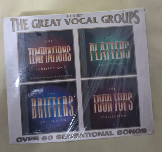 Box The Great Vocal Groups (Temptation, Platters, Drifters e  Four Tops)