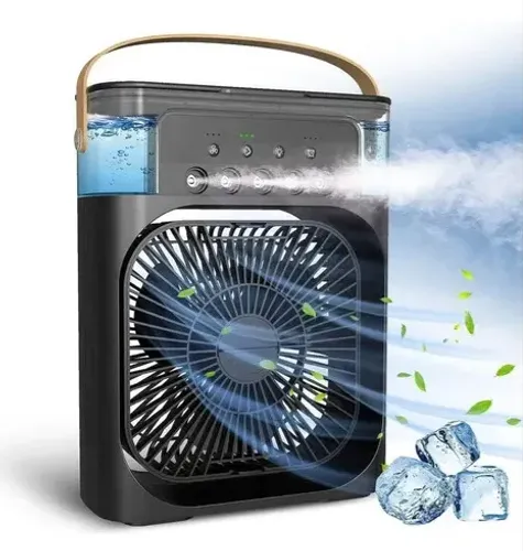 Mini Ar Condicionado Ventilador Portátil Reservatório Água umidificador