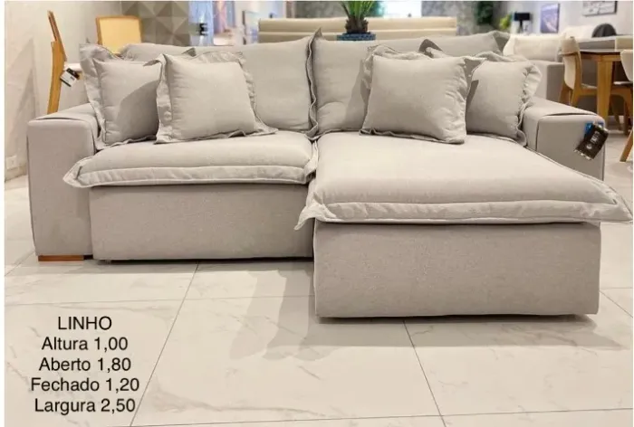 Sofá Retratil e Reclinavel 2.90 de largura