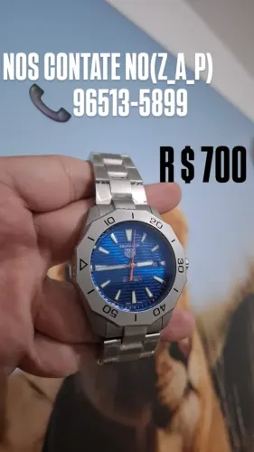Relógio TAG HEUER AQUARECER FUNDO AZUL AUTOMÁTIC