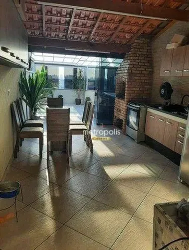 Cobertura à venda, 106 m² por R$ 630.000,00 - Parque Erasmo Assunção - Santo André/SP
