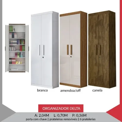 ORGANIZADOR/ MULTIUSO COM CHAVE
